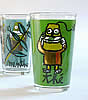 french tumblers set - green